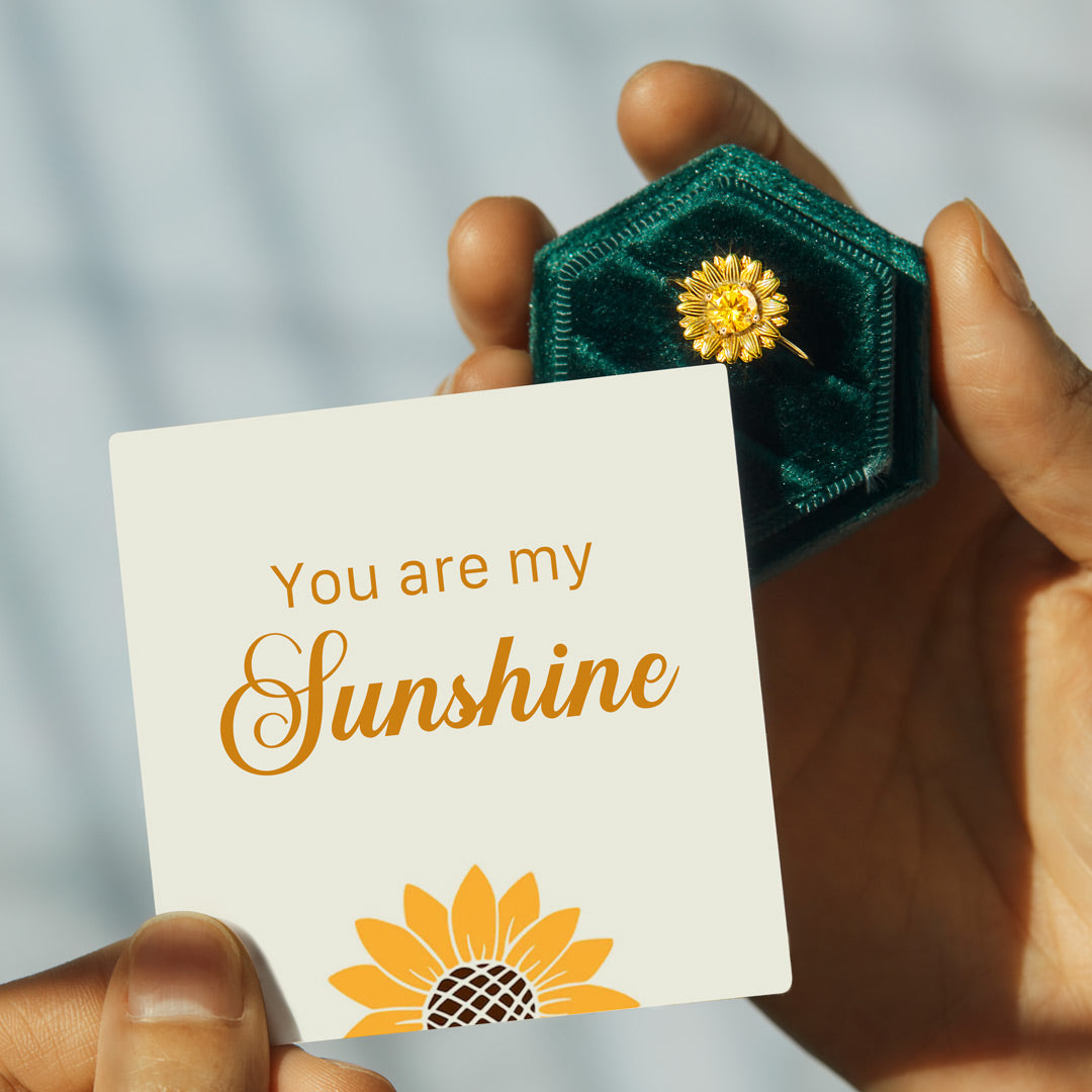 Sunflower Ring Gold / Silver